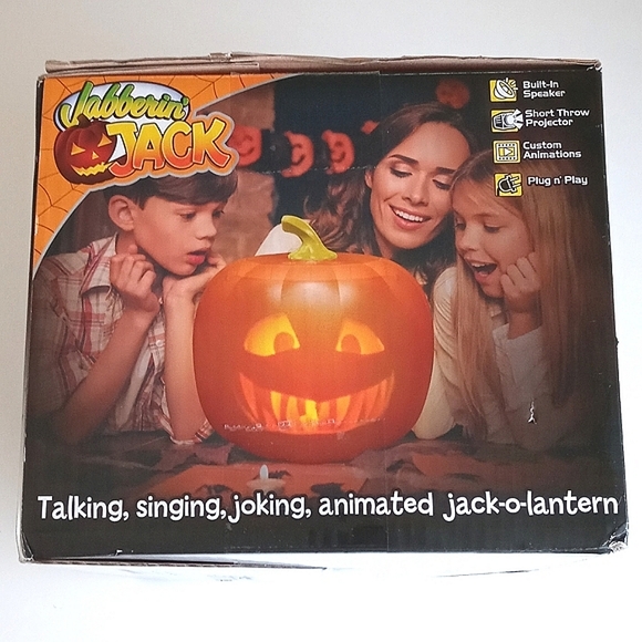 Animated 3D Jabberin Jack Pumpkin 🎃 *Turn Sound On in Video (Plug In) - Picture 11 of 12